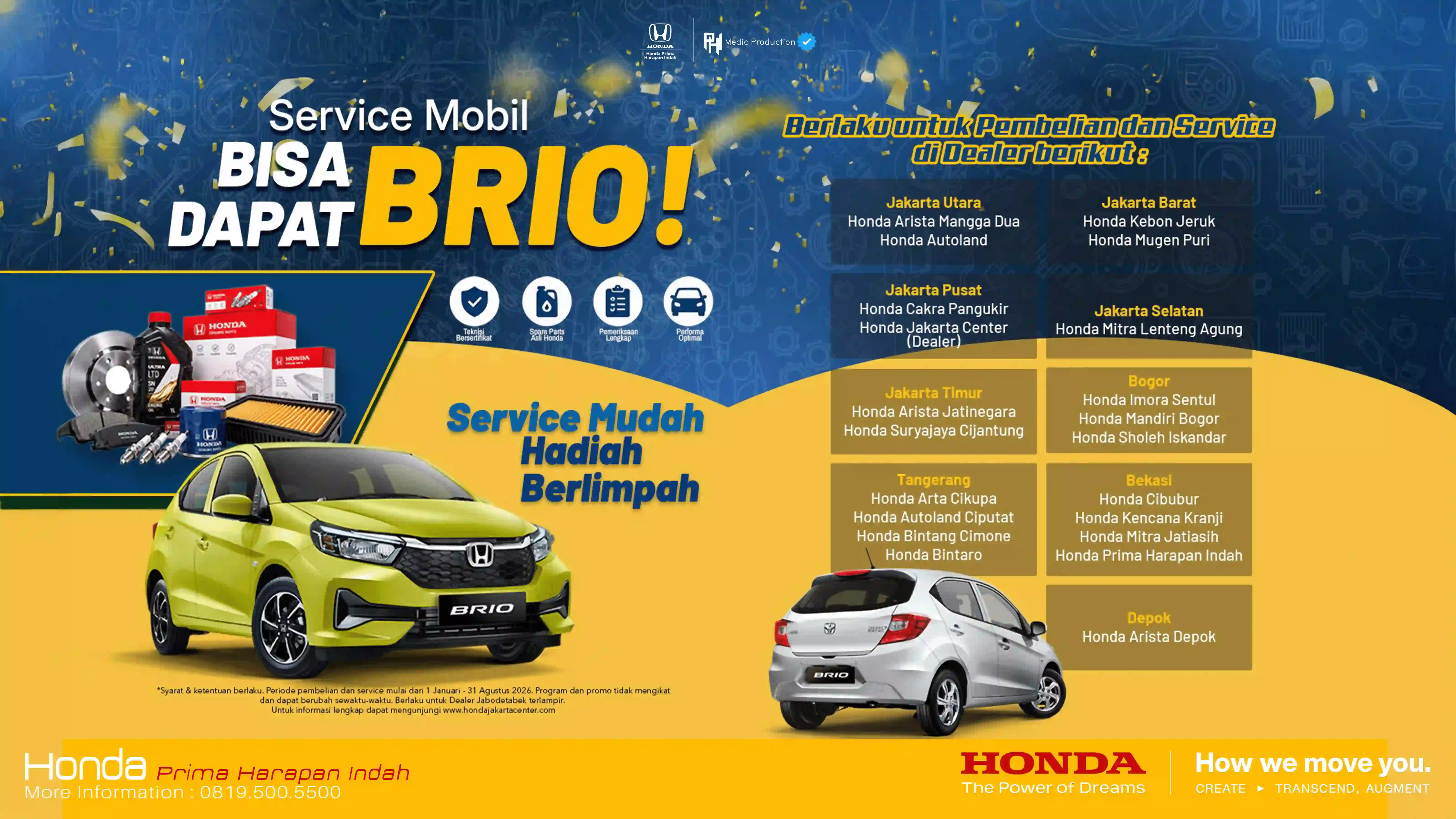 Service Dapat Brio