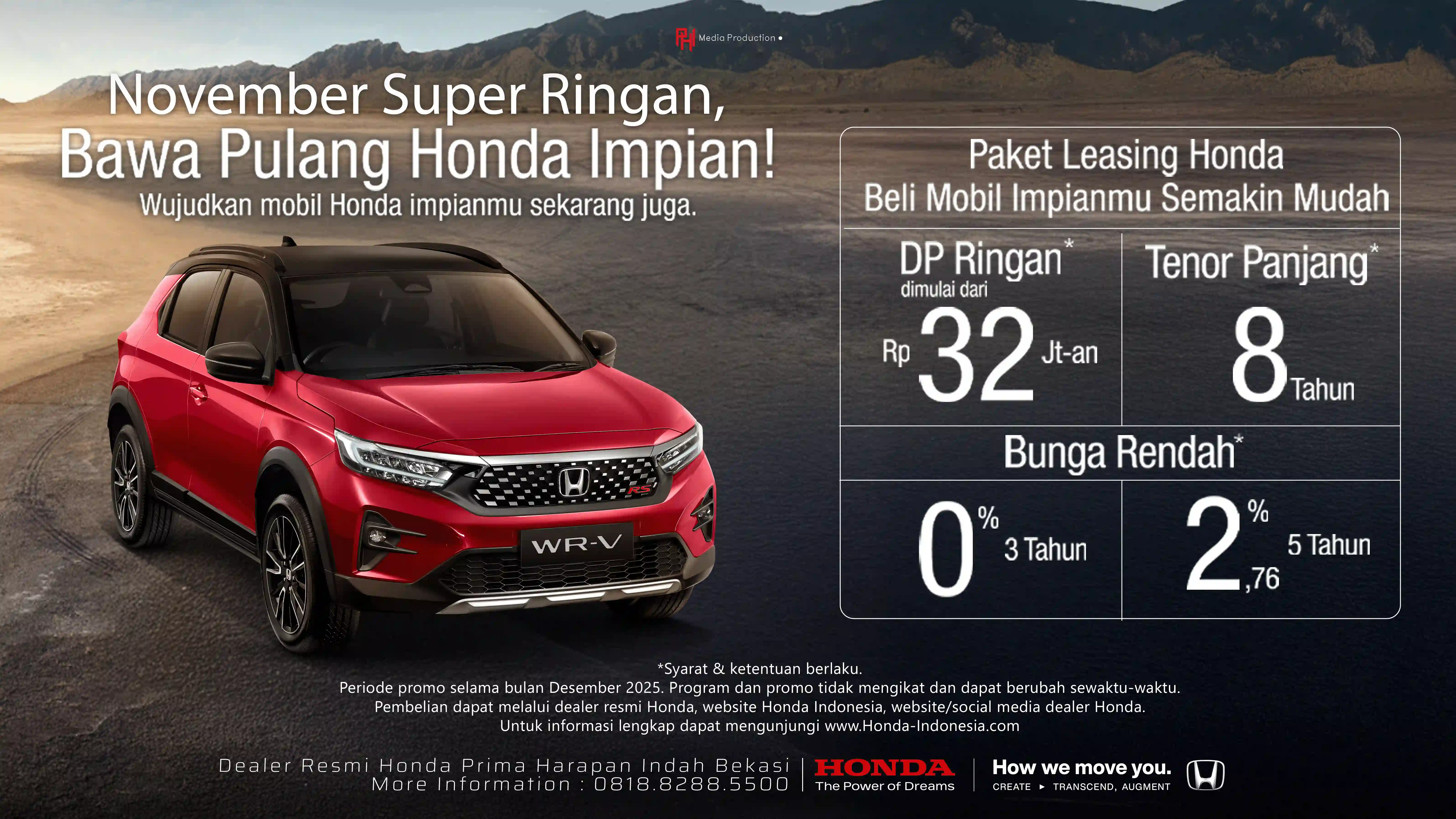 Desember Super Ringan, Honda Impian Jadi Kenyataan