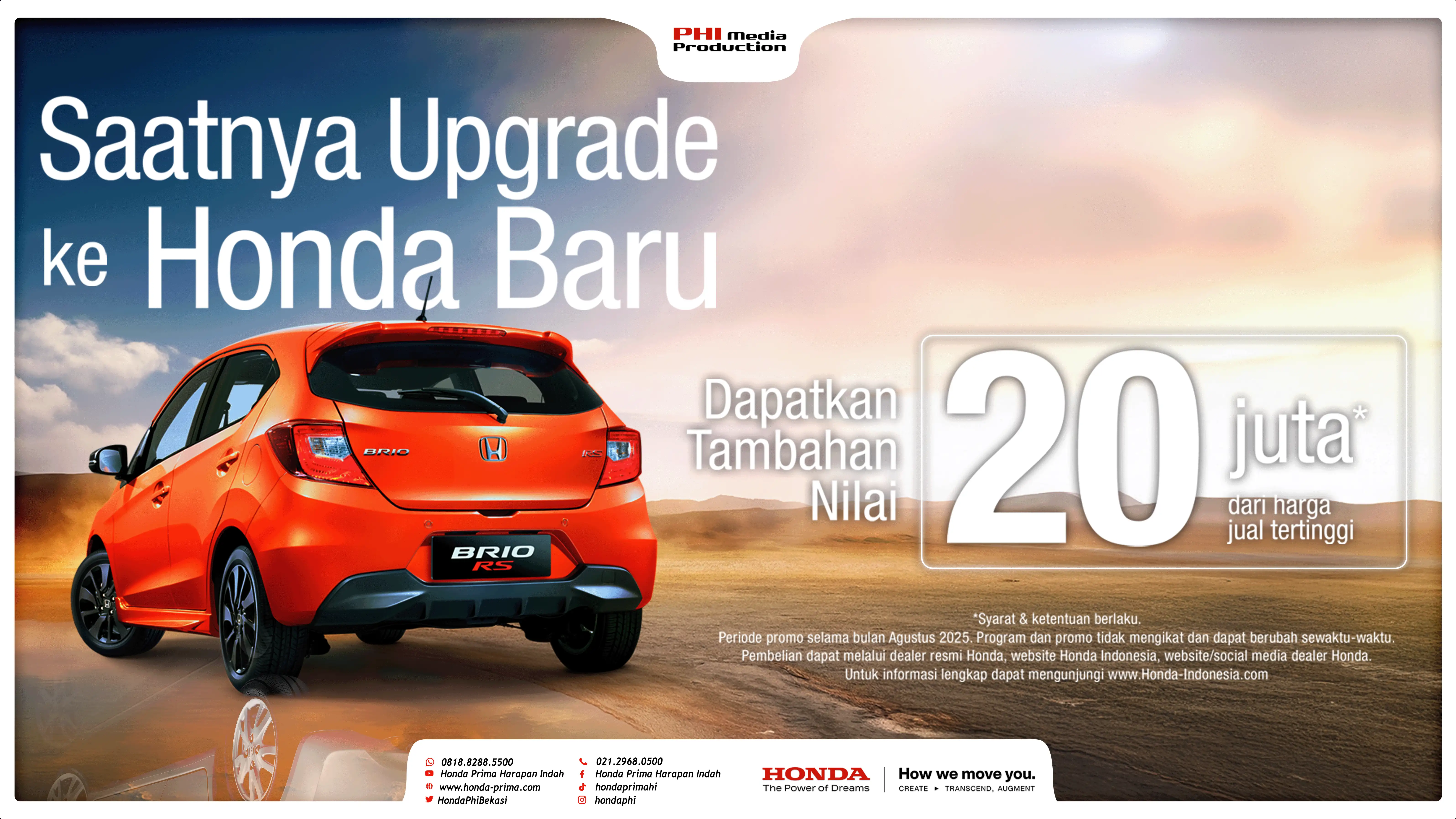 Saatnya Upgrade ke Honda Baru! 