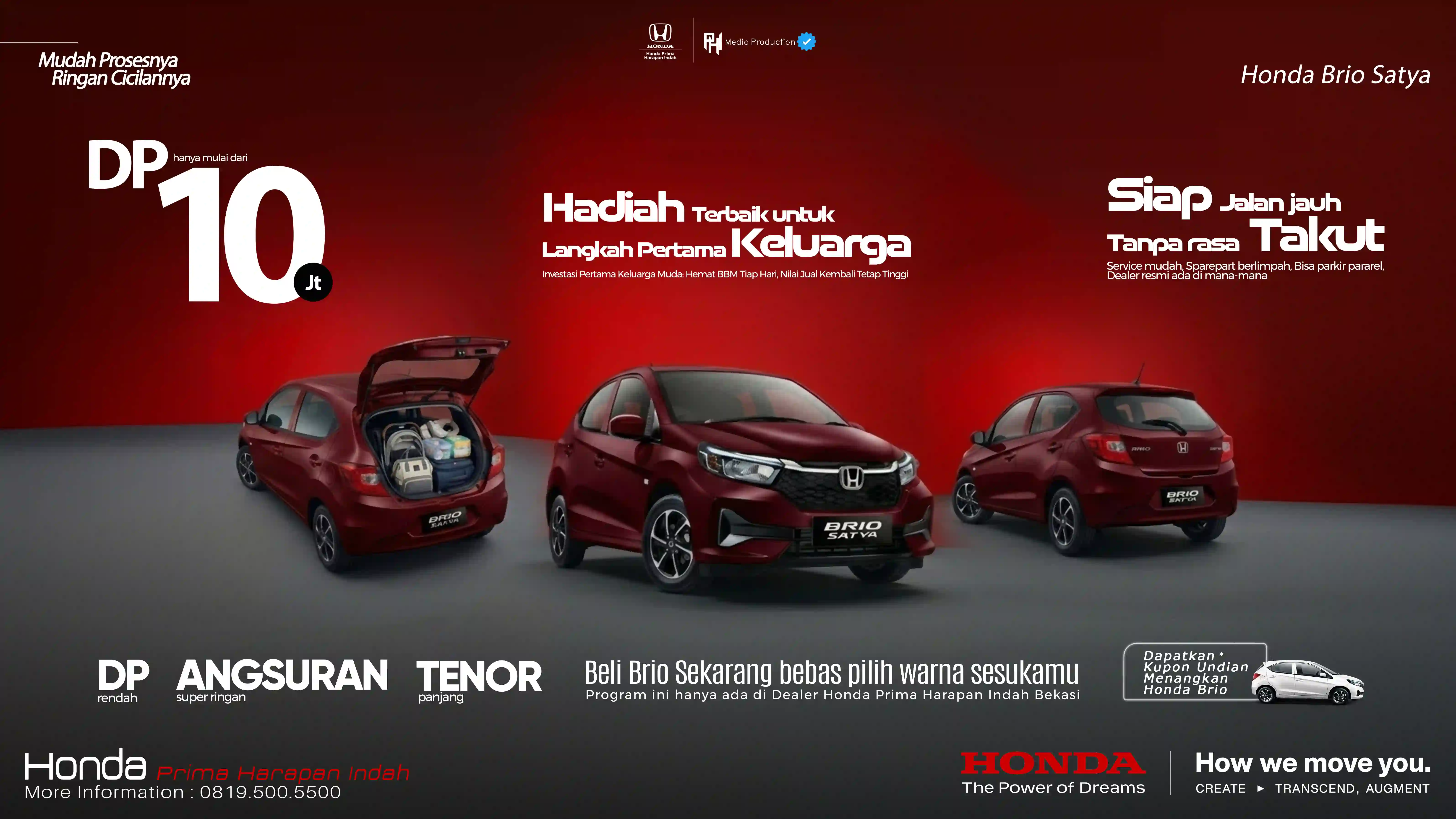 PROMO HONDA BRIO SATYA  DP MULAI 10 JT-AN! 
