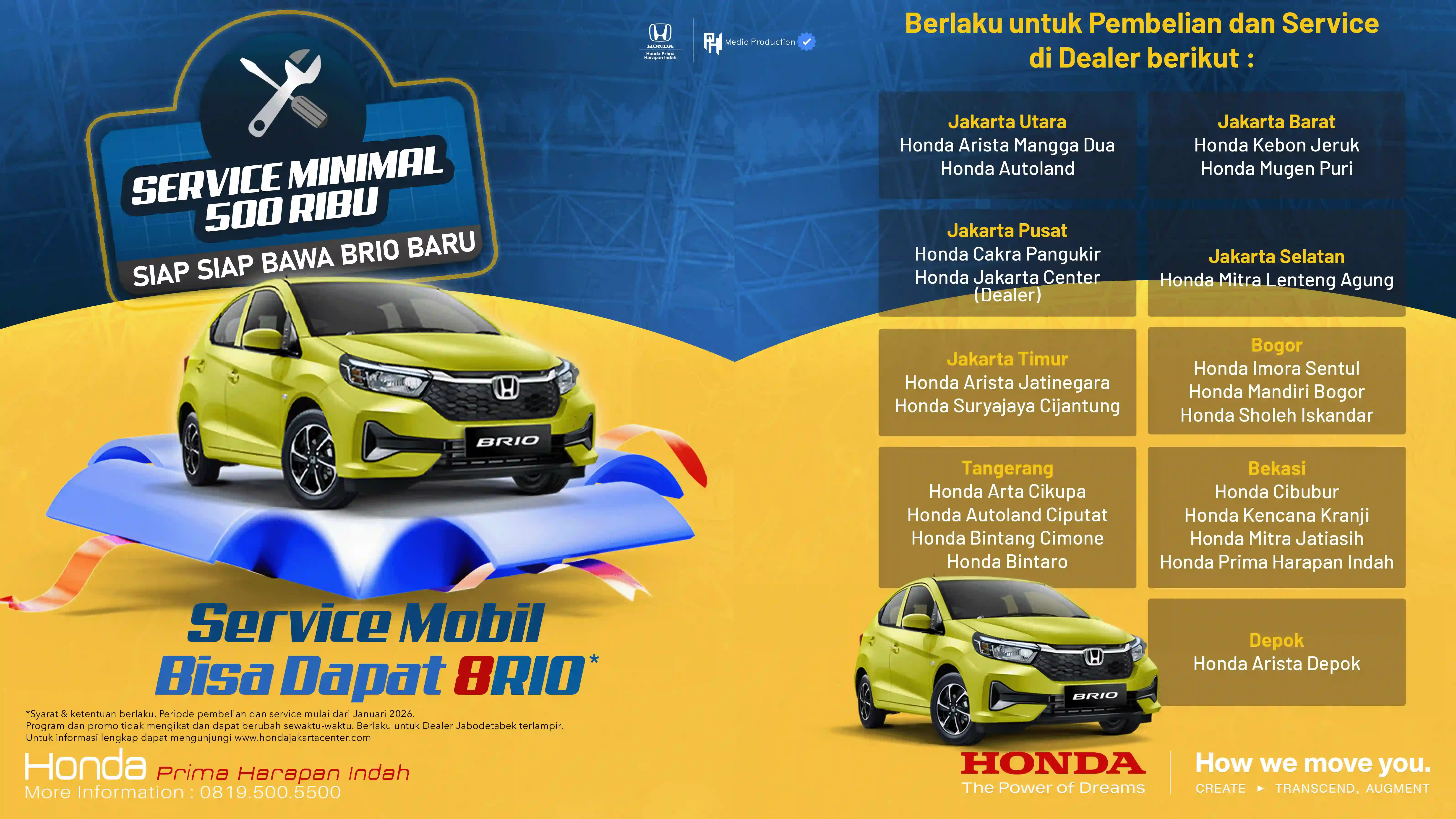 Service Bisa Dapat Brio