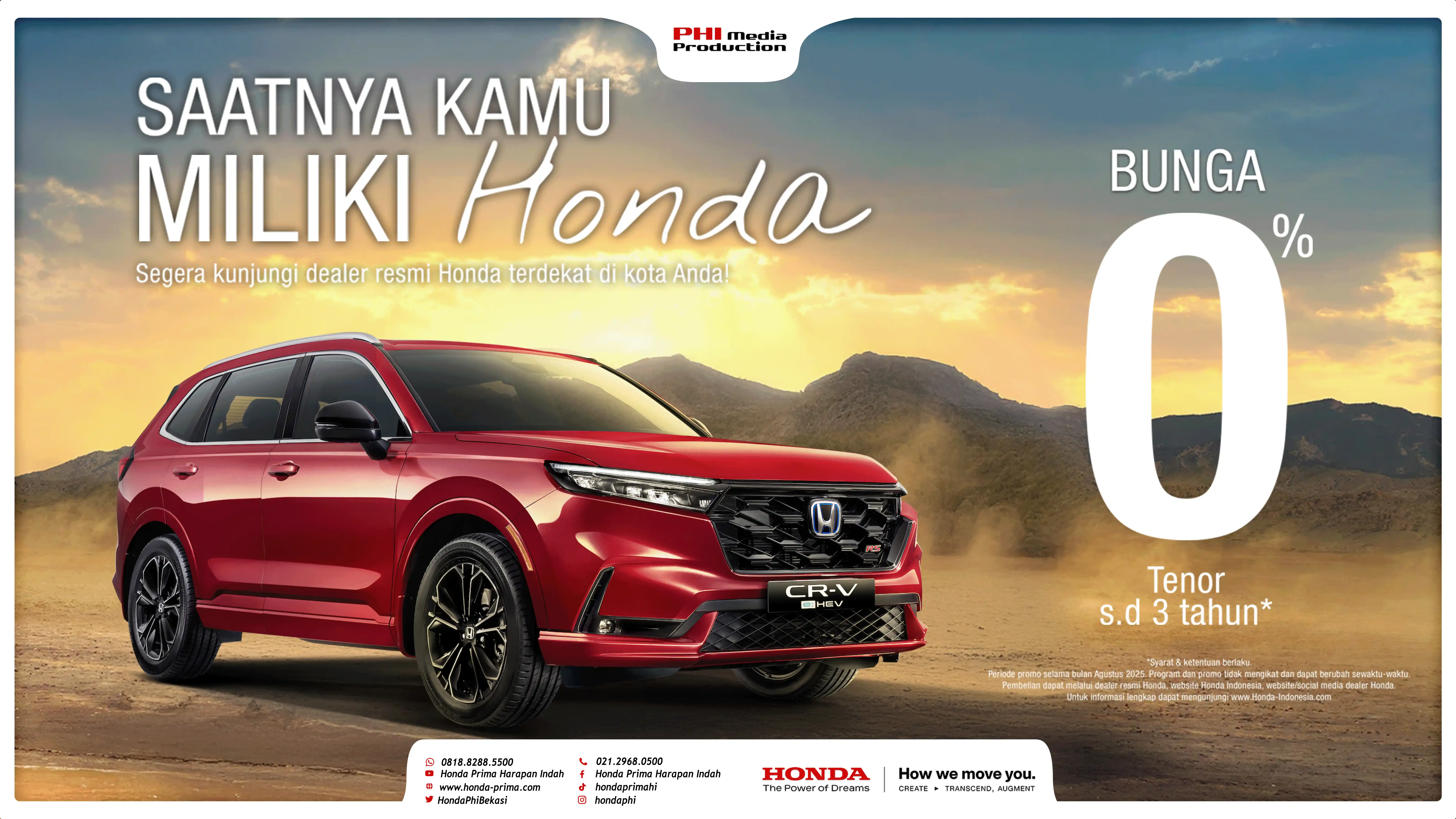 Promo CRV Agustus 2025
